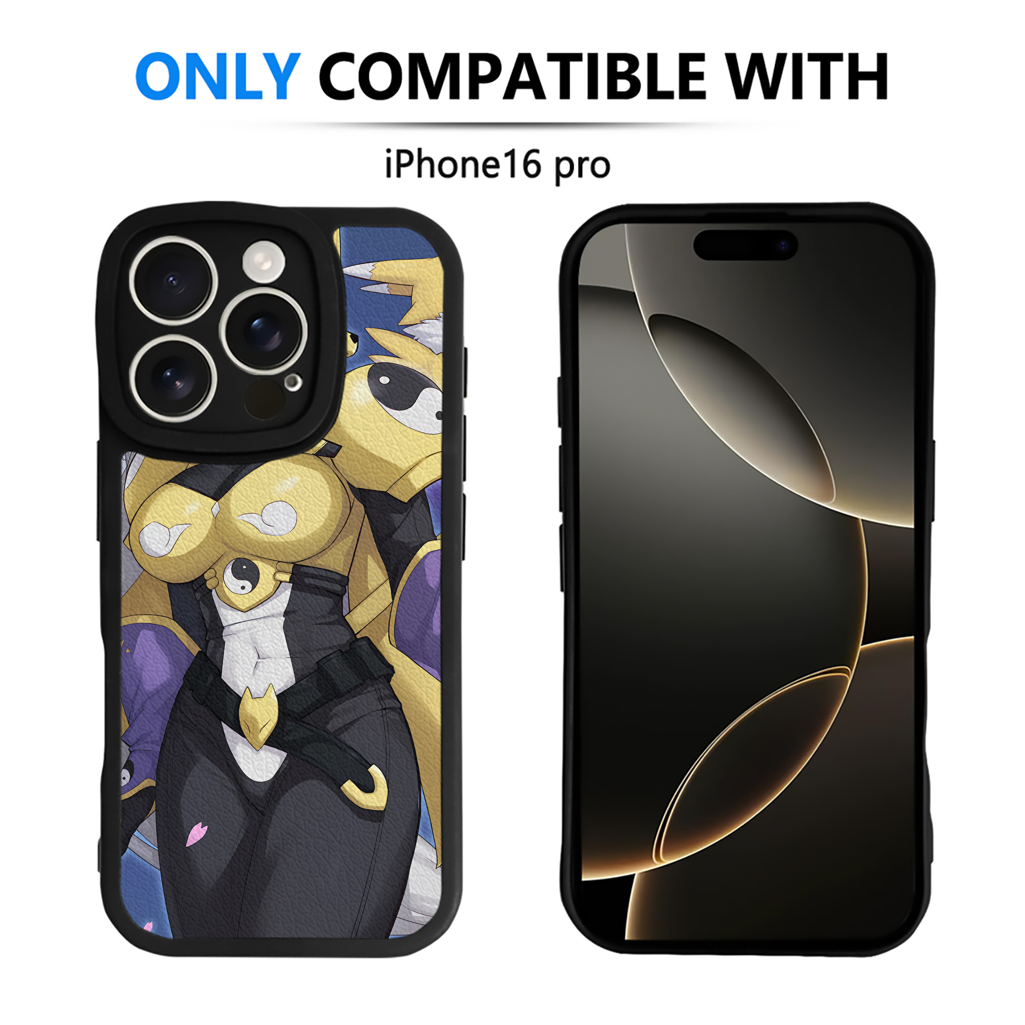 （画像用） Digimon デジタルモンスター/デジモン 【iPhone 16シリーズ対応】シリコンスマホケース（レザー調） 材質：シリコン